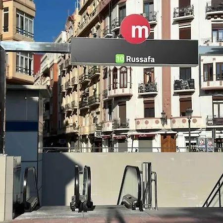 Cozy En Ruzafa 2-4 Personas Con Aire Acondicionado Y Salida Directa A Terraza Apartamento